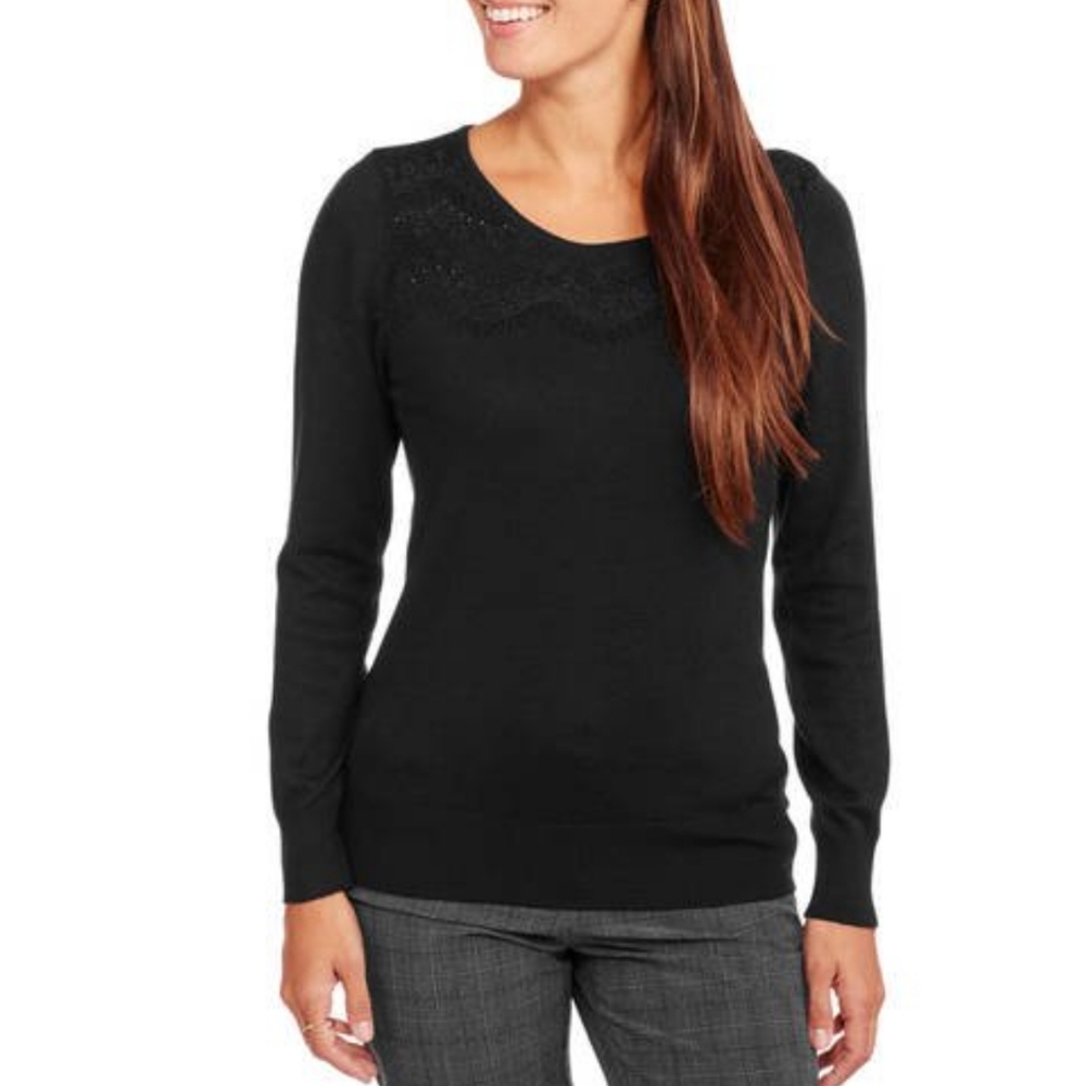 GEORGE Embellished Pullover Sweater